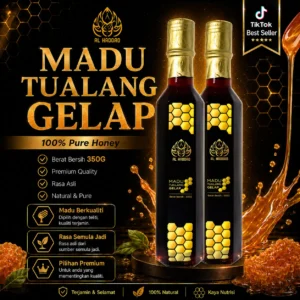 MADU TUALANG GELAP - Set combo (2 botol 700g) + 1 free madu syifa