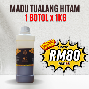 MADU TUALANG GELAP - Set Jimat (1 botol 1kg)